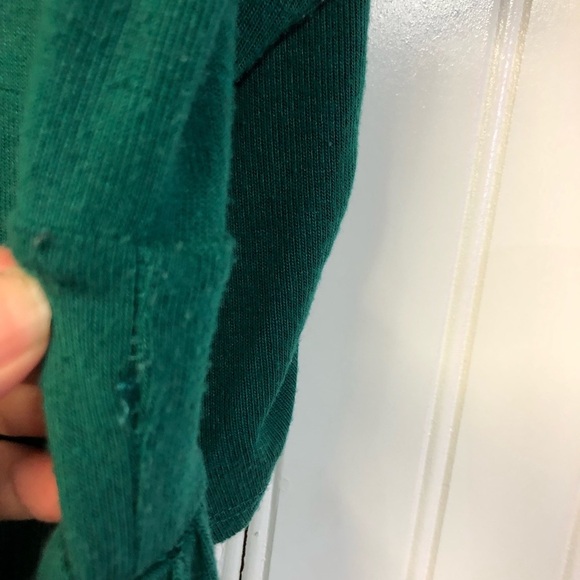 Torrid Sweater Knit Dress with Lace Back Size 2 2X Green Black Soft Stretchy - Picture 3 of 4